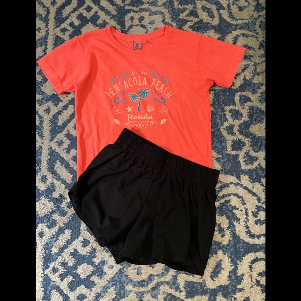 Girl’s Athletic Works Shorts and Summer Tee